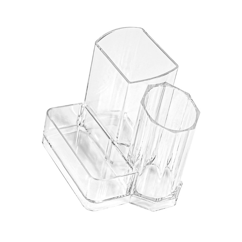 Layer Cosmetic Organizers Clear Panel Waterproof Materials Portable Storage Case