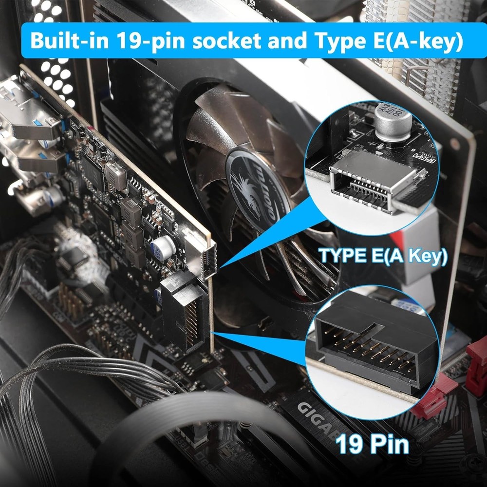 High-Speed USB Expansion Card for Windows & Linux
