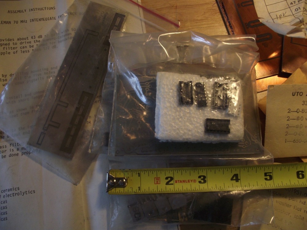ROBERT - COLEMAN 70MHz INTERMEDIATE FREQUENCY BOARD KIT.