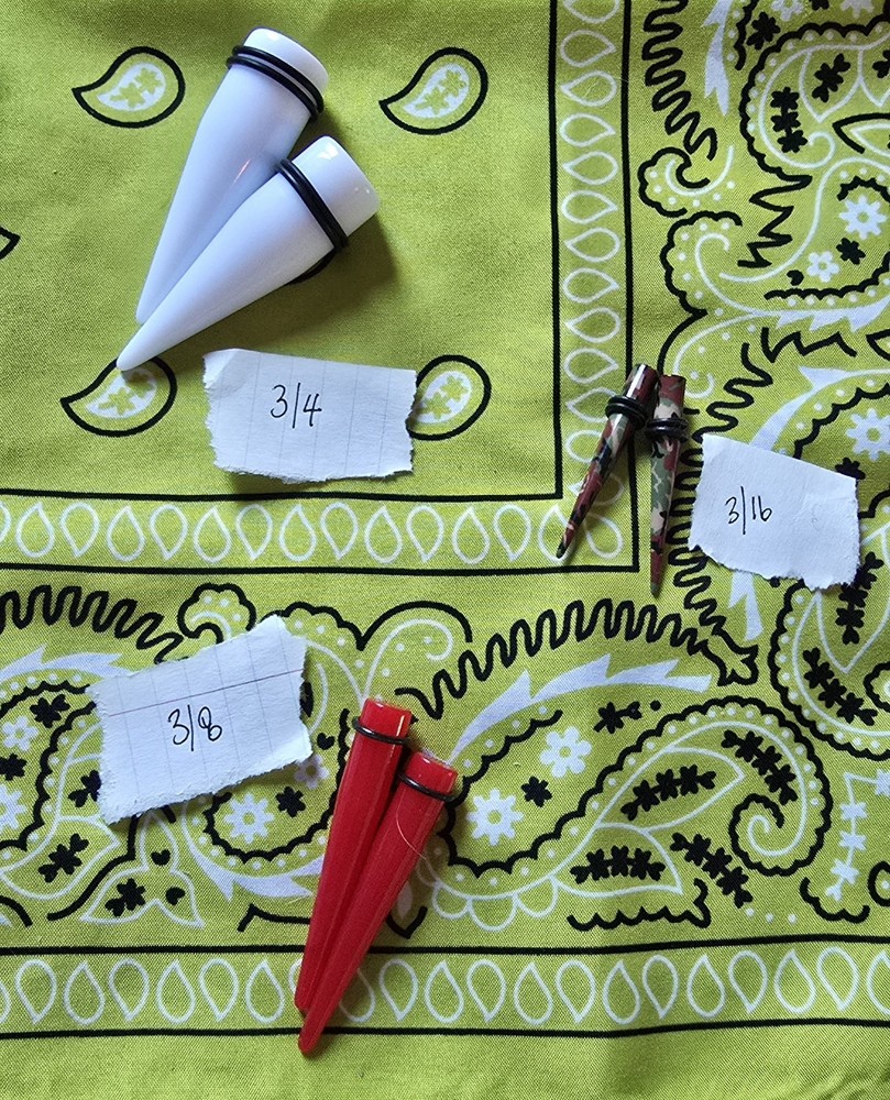 Archery Blunt Points 3/4, 3/8, 3/16 Multicolor Red White Assorted Sizes