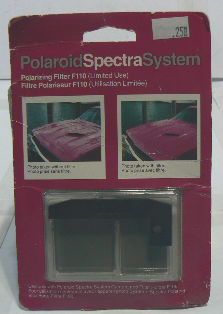 Polaroid Creative Effects Polarizing Filter F110 for Spectra System Camera