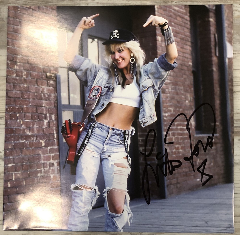LITA FORD Signed "TIME CAPSULE" Autographed Record LP
