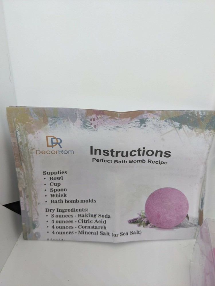 DecorRom Bath Bomb Make It Kit DIY