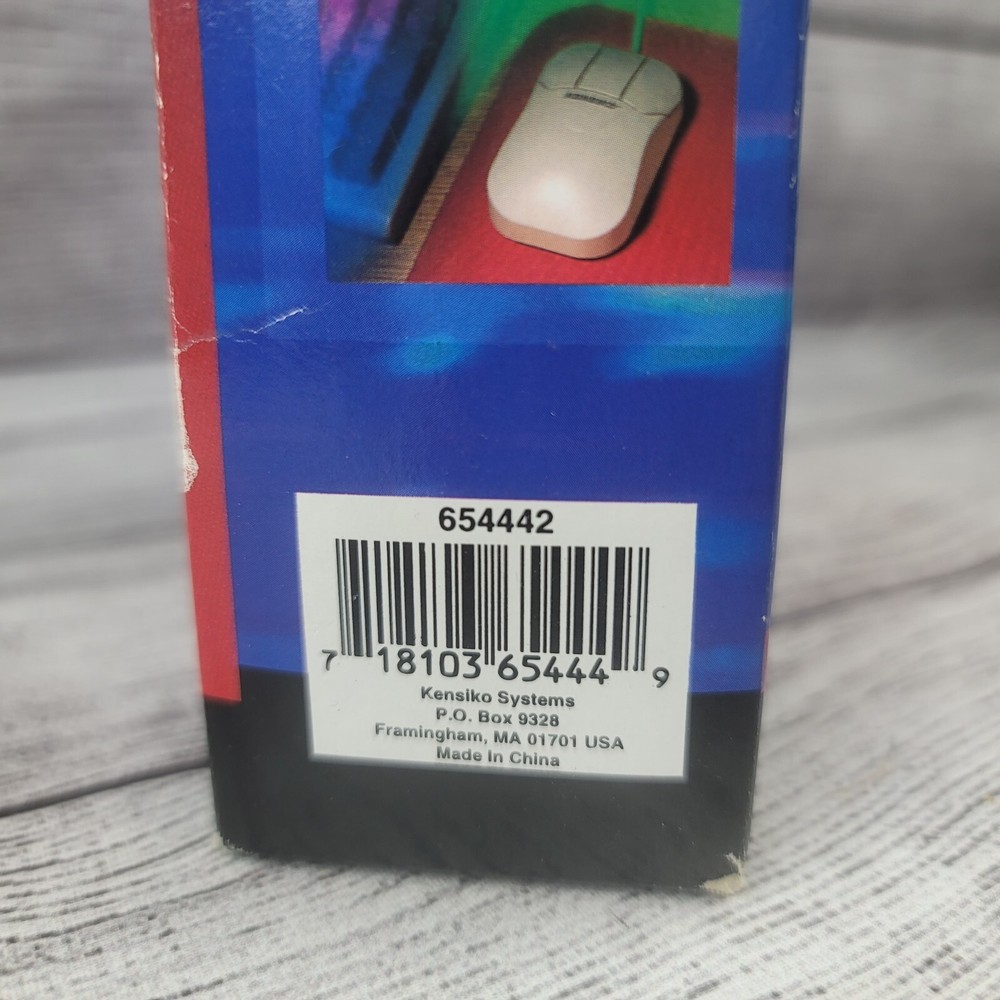 Vintage Kensiko Mouse Three-button 9-pin 654442 with Original Box