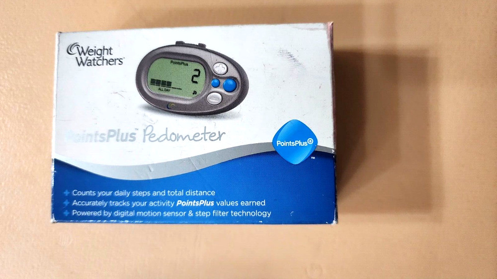 Weight Watchers Points Plus Pedometer, Walking Pedometer Open Box 30023