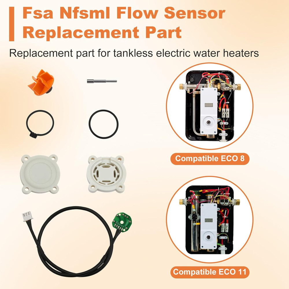 Fsa Nfsml Flow Sensor Replacement for Ecosmart, Tankless Electric Water Heaters