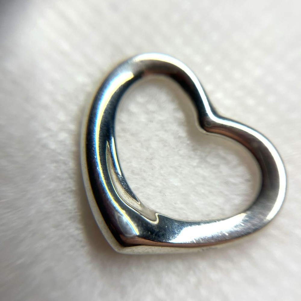 Authentic TIFFANY&Co Open Heart Pendant Top
