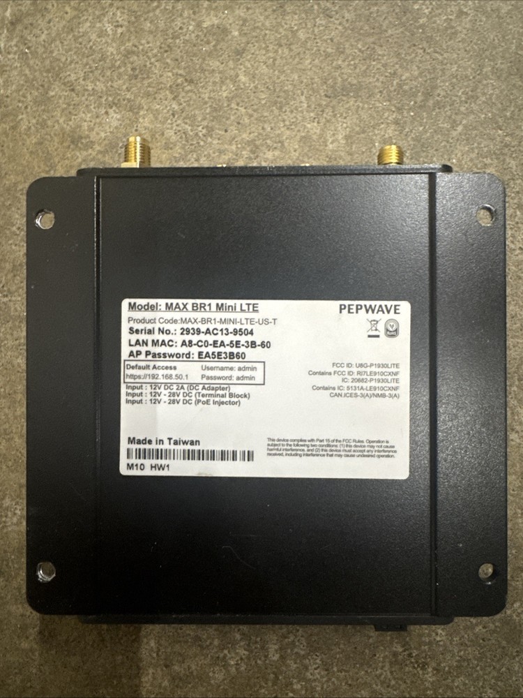 Peplink Pepwave MAX BR1 Mini Cellular Router