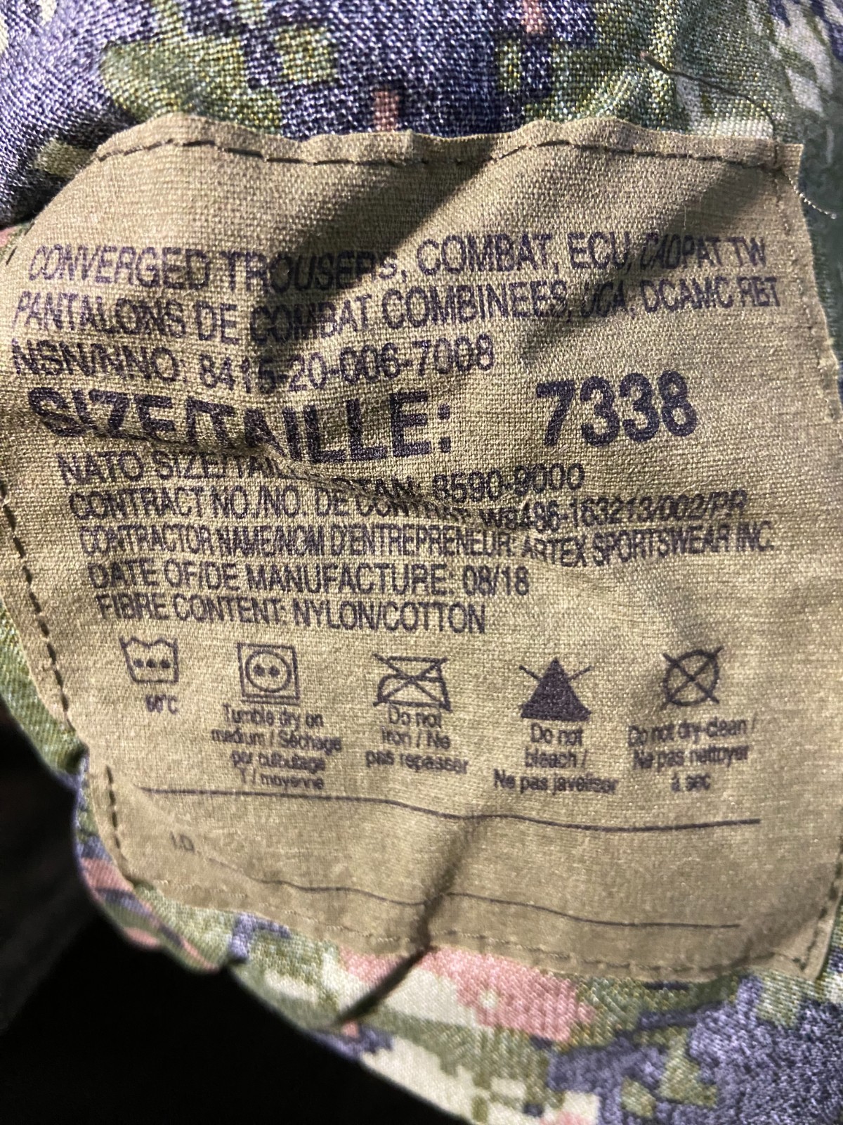 Canadian Armed Forces Converge CADPAT Combat Pants - 7338