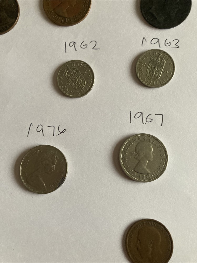 20 Old British Coins
