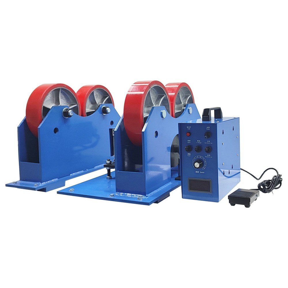 4400LBS Welding Roller Rack Digital Display Welding Turning Rolls Linkage Roller