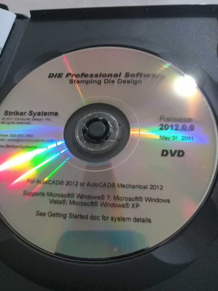 Striker Systems 2012 DIE Professional Software Stamping DIE Design 2012.0.0
