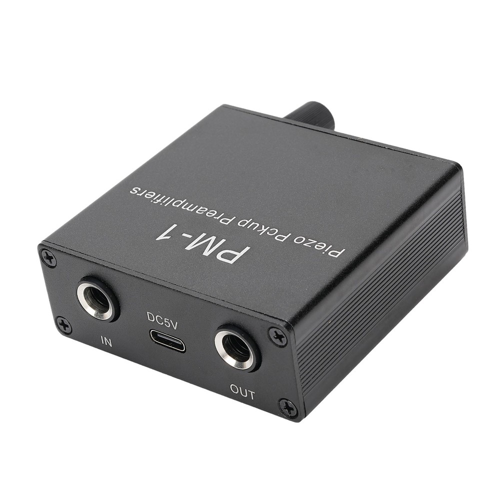 Compact Piezo Pickup Preamp Amplifier For Guitar New