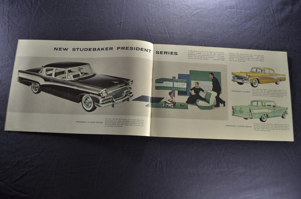 1956 Studebaker Brochure Hawk President Commander Champion Nice Original 56