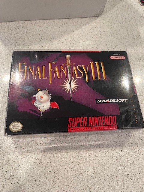 Final Fantasy 3 (SNES) Manual Poster  *Video*
