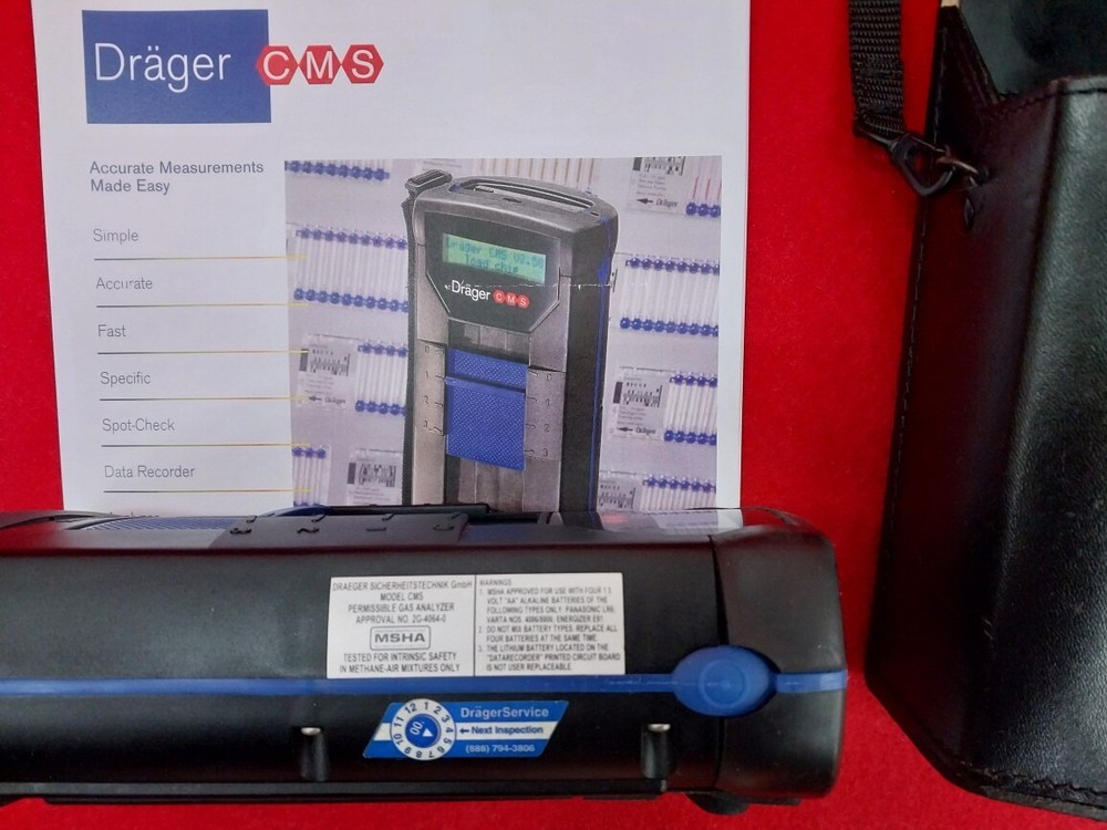Drager CMS PERMISSIBLE GAS ANALYZER PART NO. 6405250