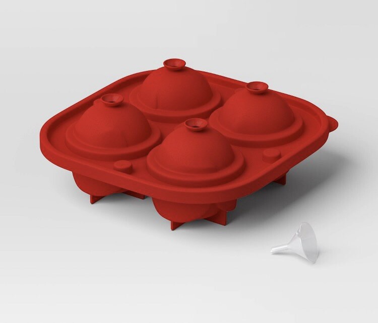 2x Threshold Ice Cube Tray Rose Flower Shape Mold Silicone DIY Cocktail Soap Set