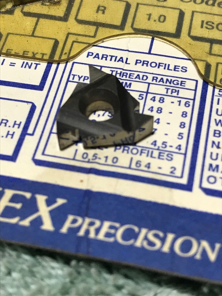 *NEW* CARMEX PRECISION TOOLS PARTIAL PROFILE THREADING INSERTS 08702763 31R G 60