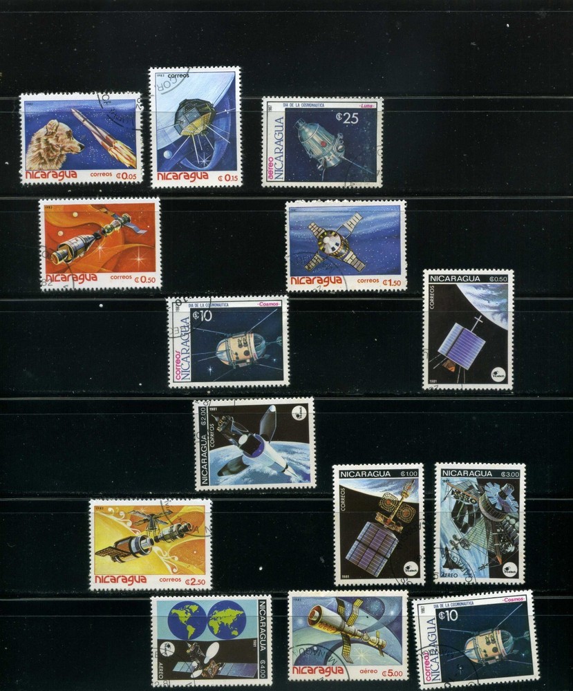SATELLITE,- SPACE COMMUNICATIONS,-NICARAGUA  { 14}  1981- /82