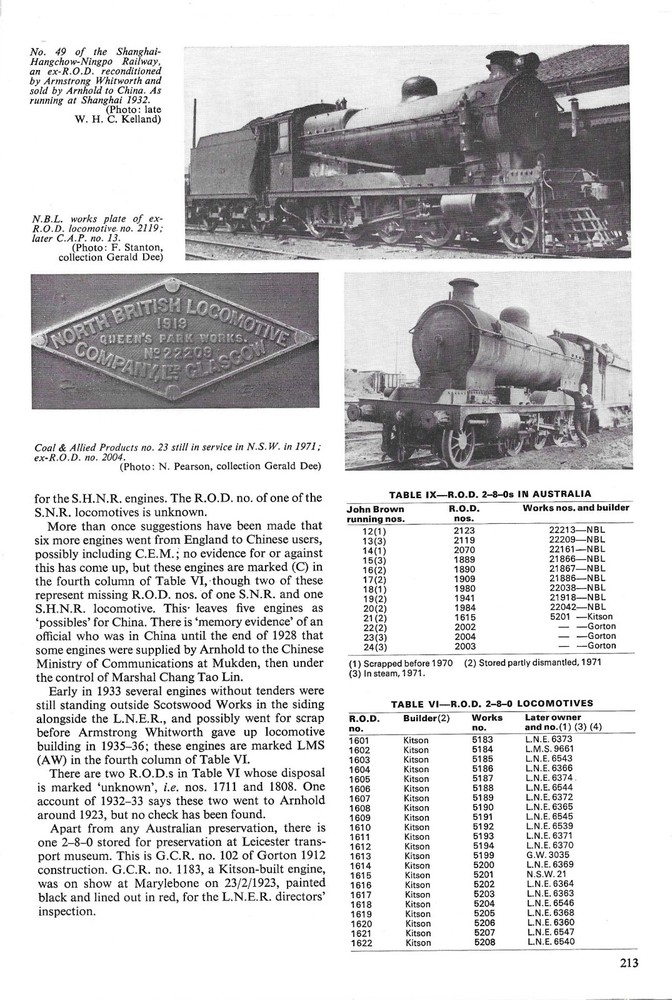 LOCO PROFILE 21 – R.O.D. 2-8-0s