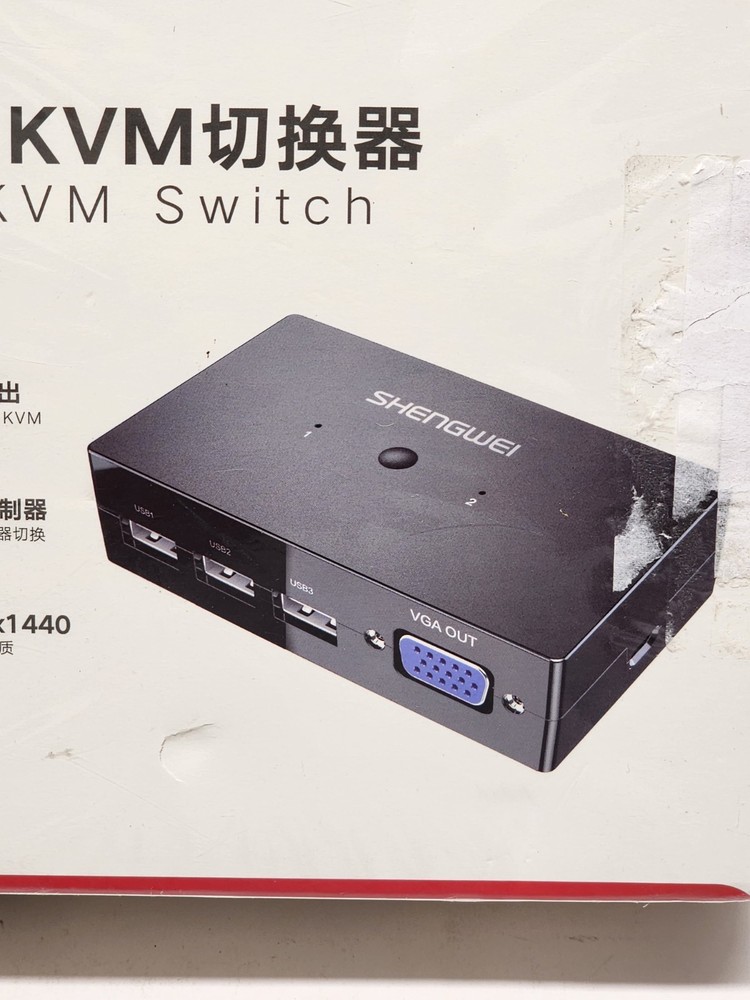 Shengwei VGA KVM Switch Model DVK3201K