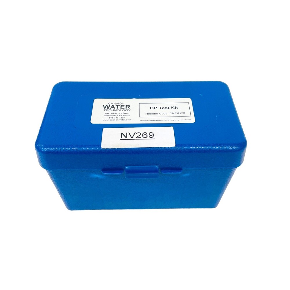 Cannon Water Technology Organophosphonate OP Test Kit Reorder Code CNPK158