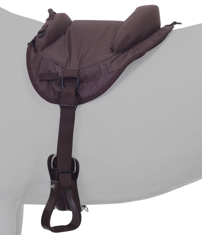 Youth Bareback Riding Pad - Cantle - Black or Brown