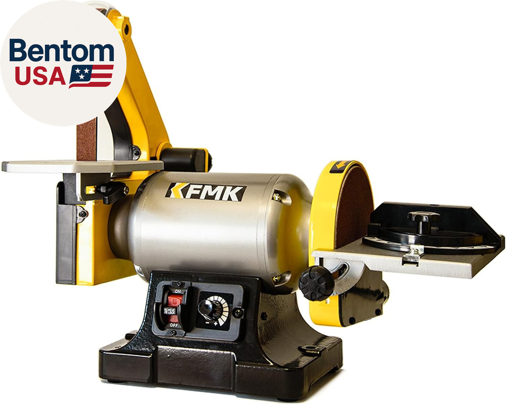 Variable Speed 1" X 30" Belt & 6" Disc Sander Combo, 3/4 HP Direct-Drive Motor,