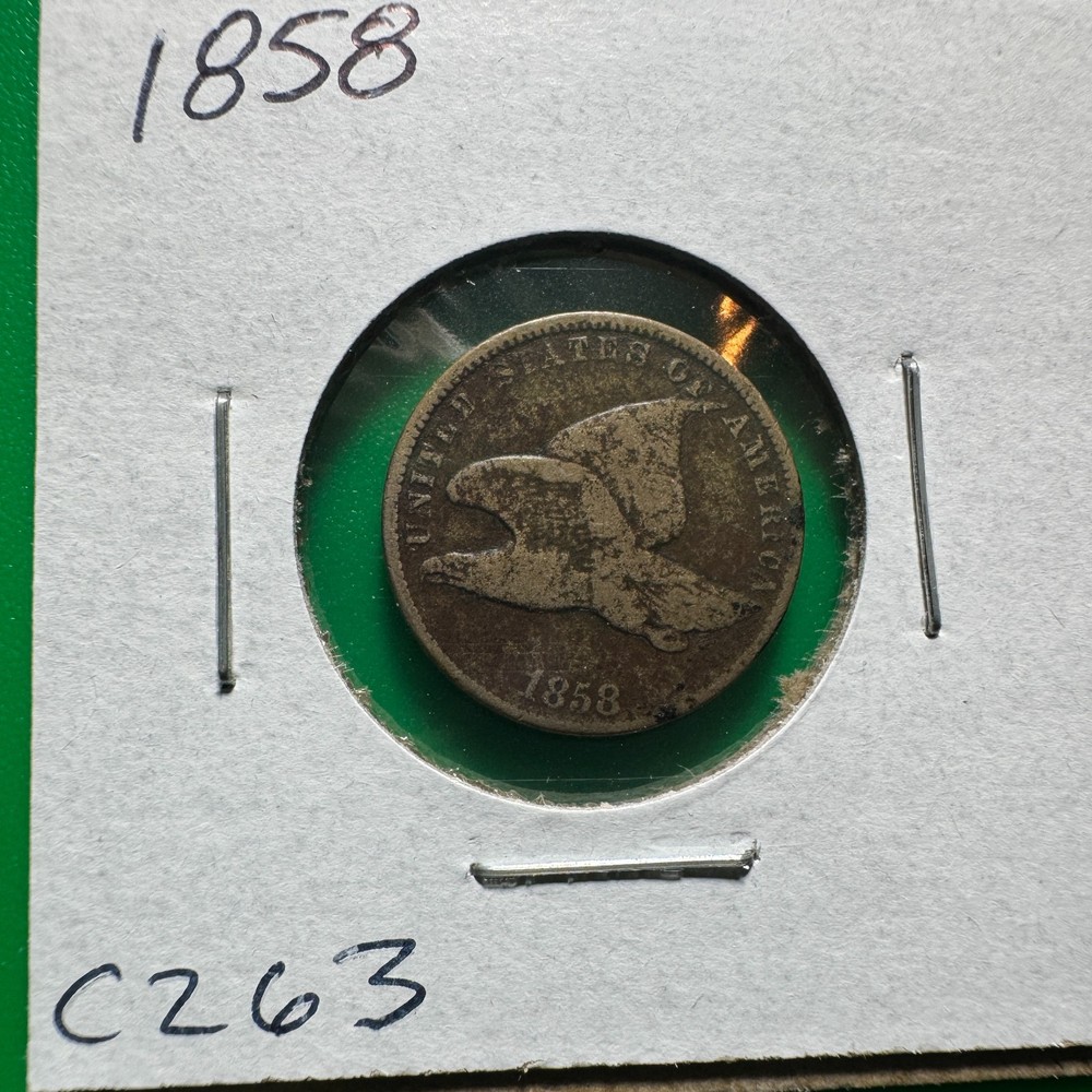 1858 Flying Eagle Cent C263