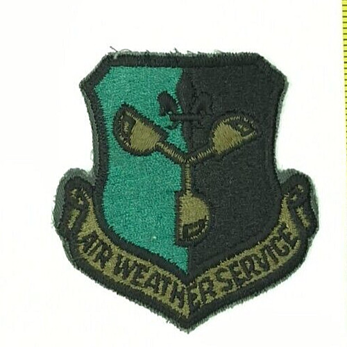 USAF Air Weather Service Embroidered Patch