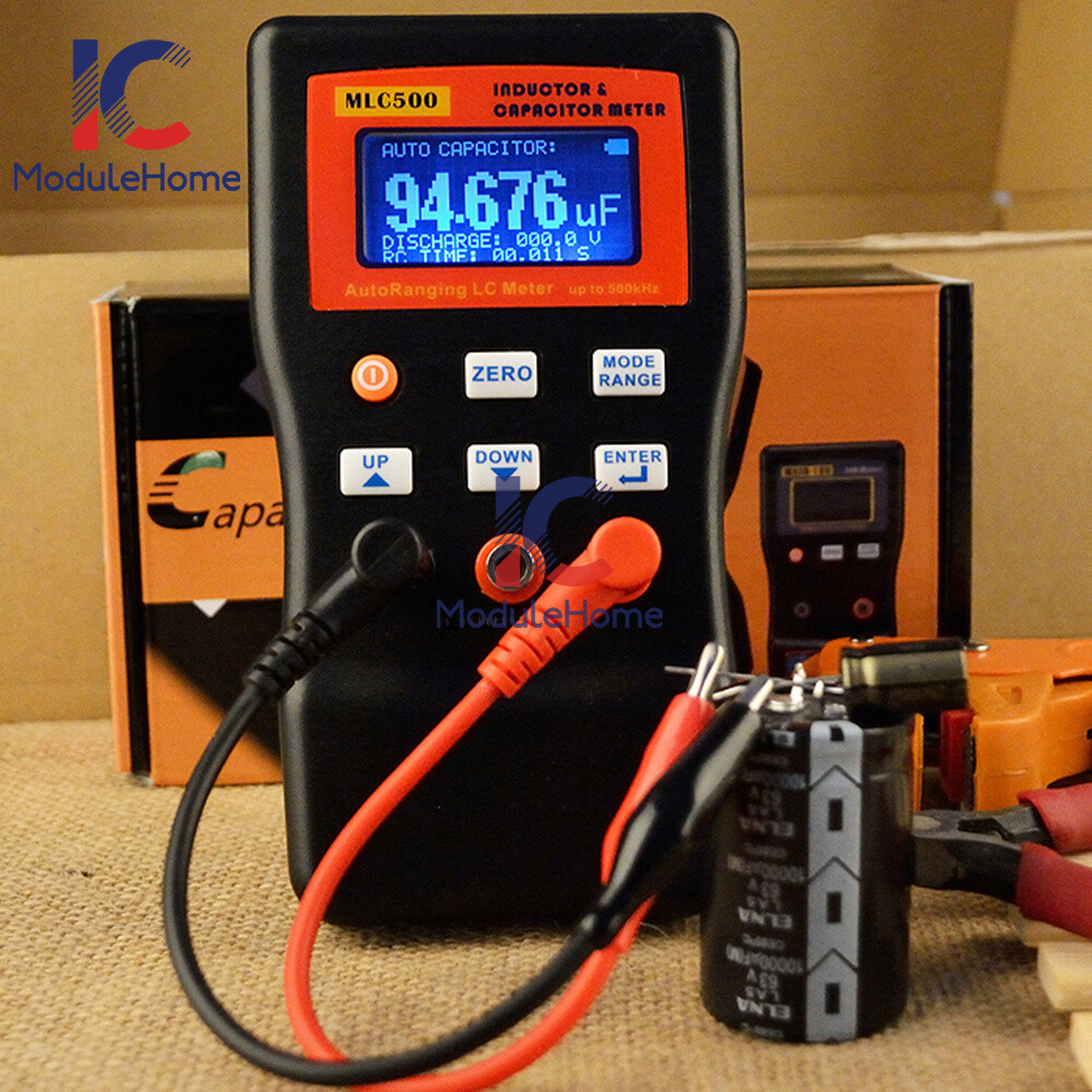 MLC500 Auto Range Capacitance Inductance Meter Digital Capacitance Tester New