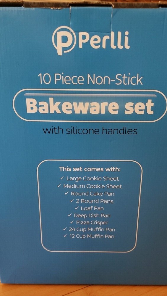 NEW PERLLI Nonstick Bakeware Set 10 Piece Bakeware set