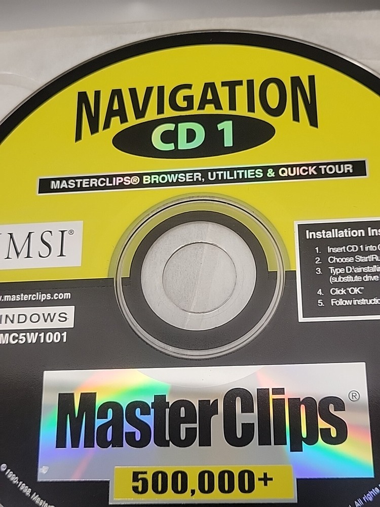 IMSI MasterClips 500,000+ Design Guide & Image Catalog Sampler with 28 CD's