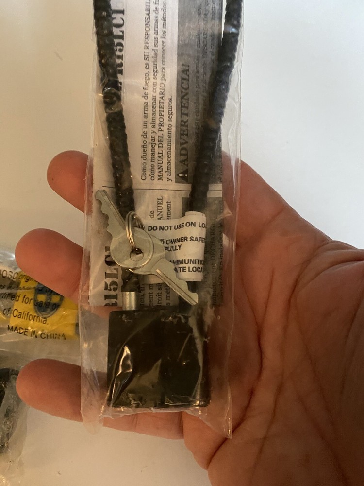 3 Gun Cable Safety Locks
