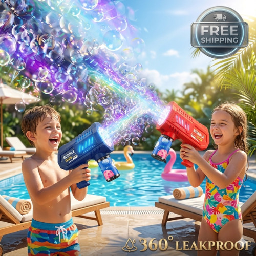 Fully Automatic Bubble Gun Rocket Bubbles Machine Automatic Blower with Bubble