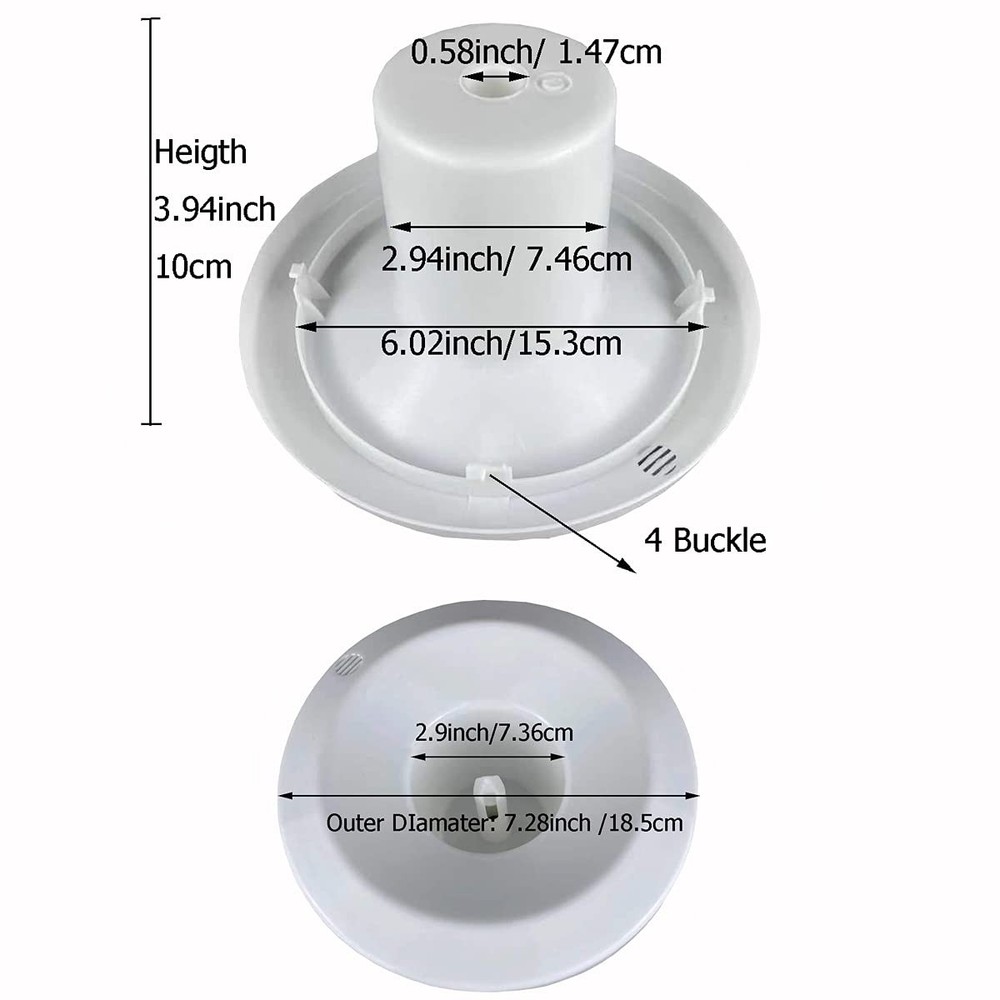 Water Cooler Dispenser Smart Seat Assembly Bottle Holder Replacement Part White