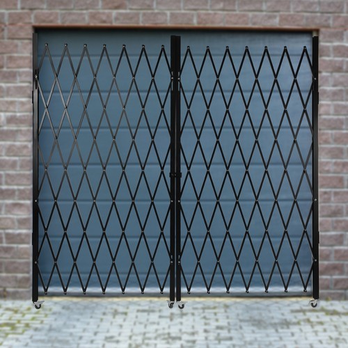 Folding Security Gate Double Door Expand Gate Security Folding Scissor Gate