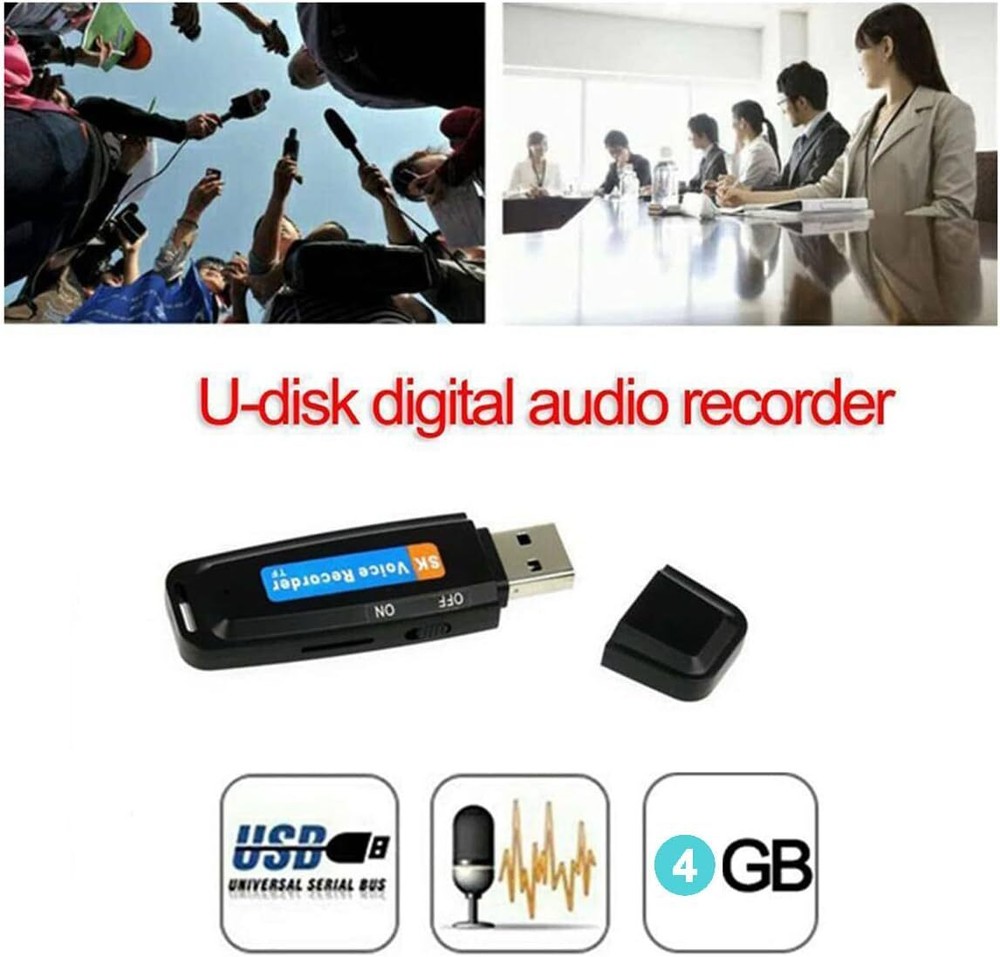 Mini USB Voice Digital Sound Audio Recorder U-Disk Flash Drive Recording Pen