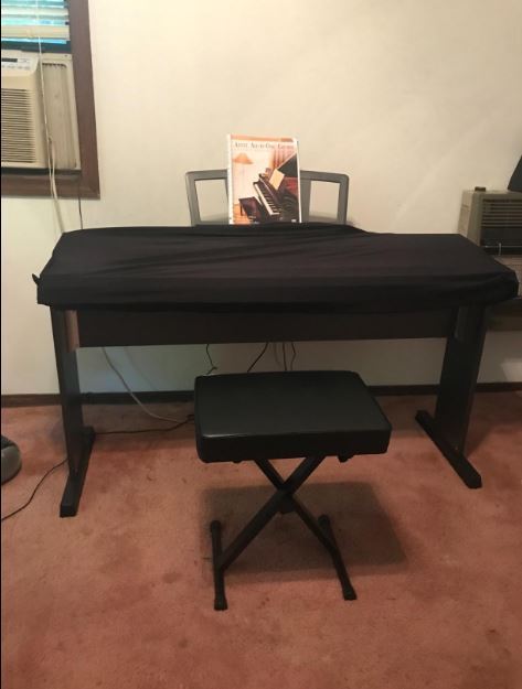 Foldable Keyboard Stool Piano Bench X Style Portable On Stage Performance Gig