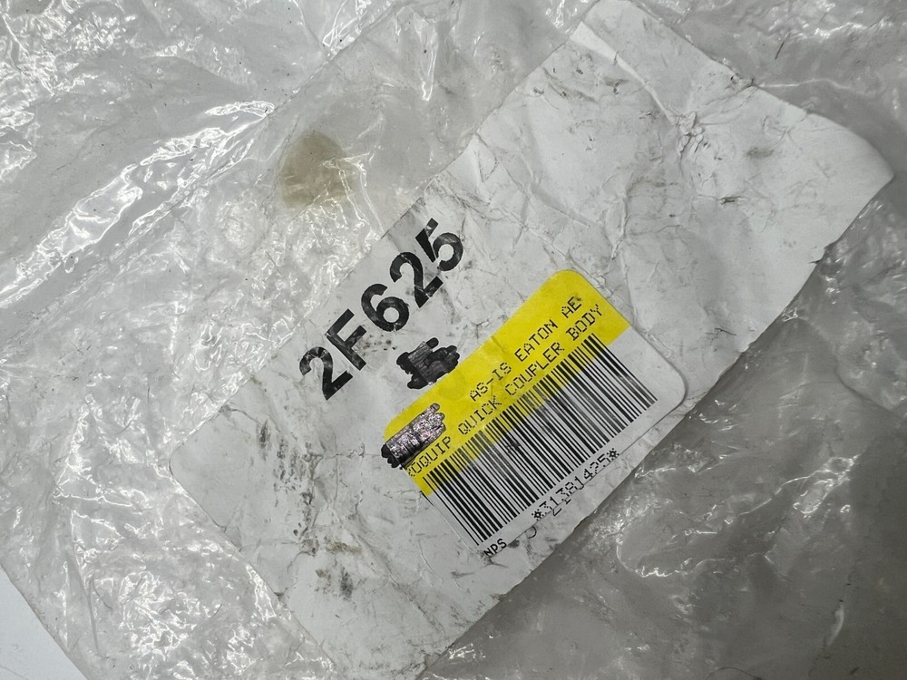 EATON AEROQUIP Hydraulic Quick Connect Hose Coupling 1/4in Coupling Size, 2F625