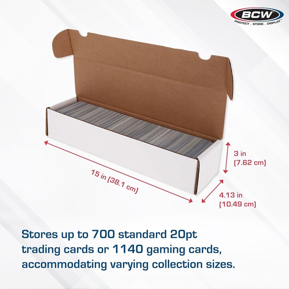 Durable 800 Count Card Storage Boxes - Lightweight Organizer for Collectibles