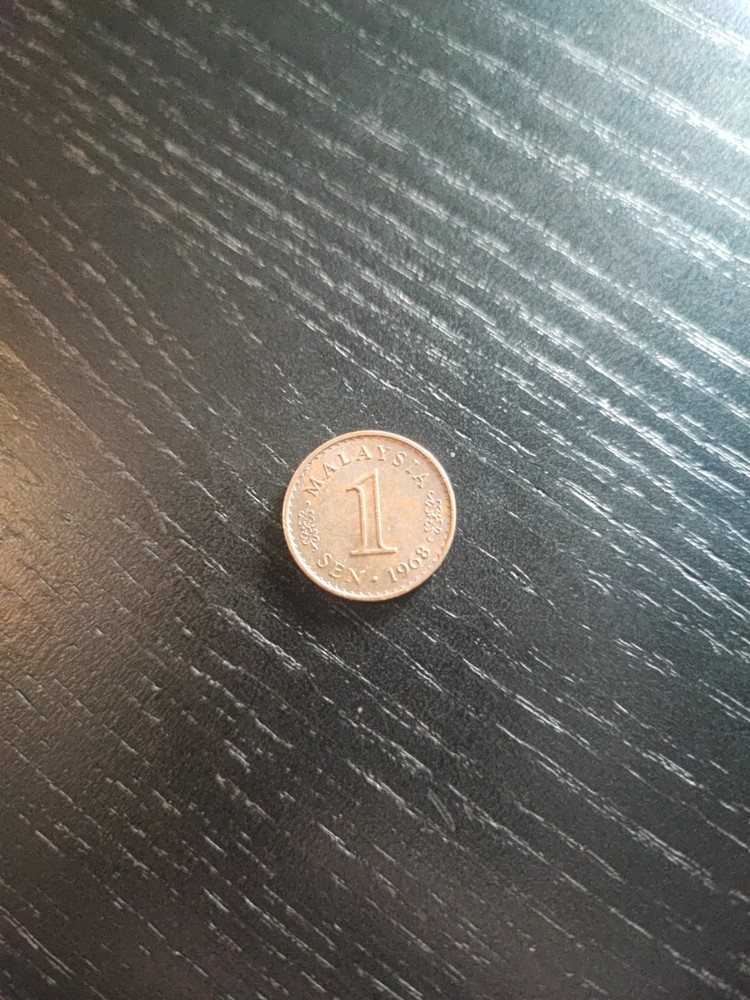 Coins Malaysia 1 Sen 1968