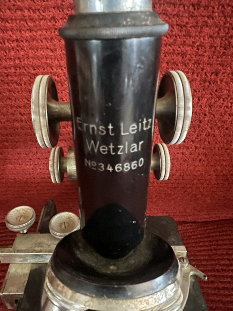 Vintage Ernst Leitz Wetzlar Microscope #346860