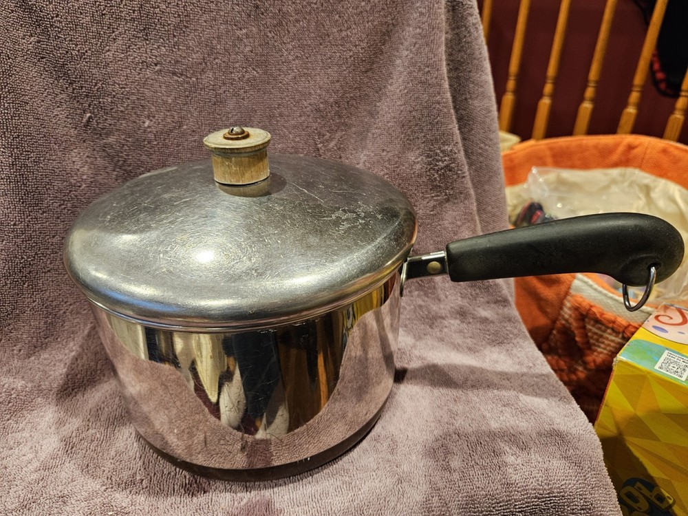 Revere Ware 3 Quart Saucepan With Lid