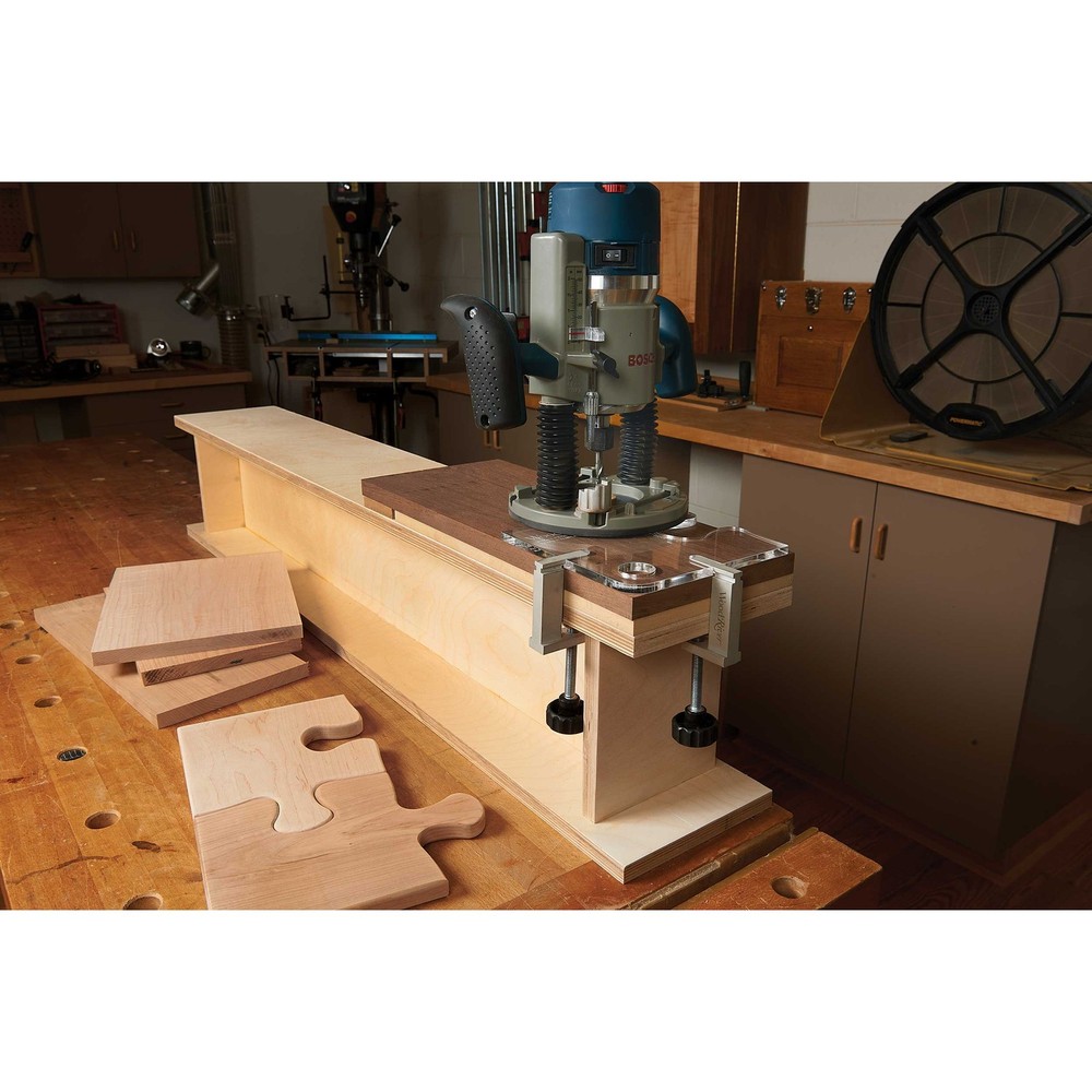 WoodRiver Puzzle Piece Router Template