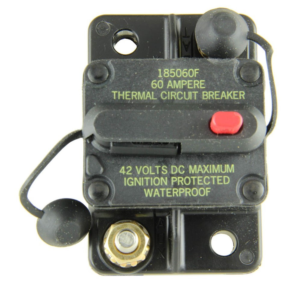 Bussmann CB185-60 Surface-Mount Circuit Breakers, 60 Amps (1 per pack)