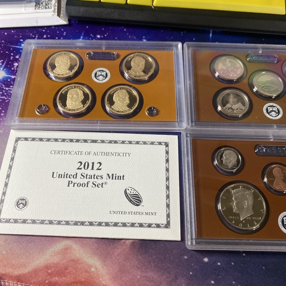 2012-S US Mint PROOF Set - 14 Coins - w/ Box & COA.