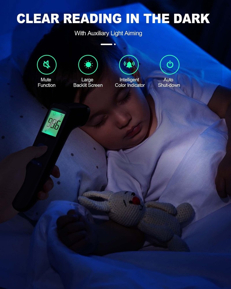 No Touch Forehead Thermometer Infrared Digital