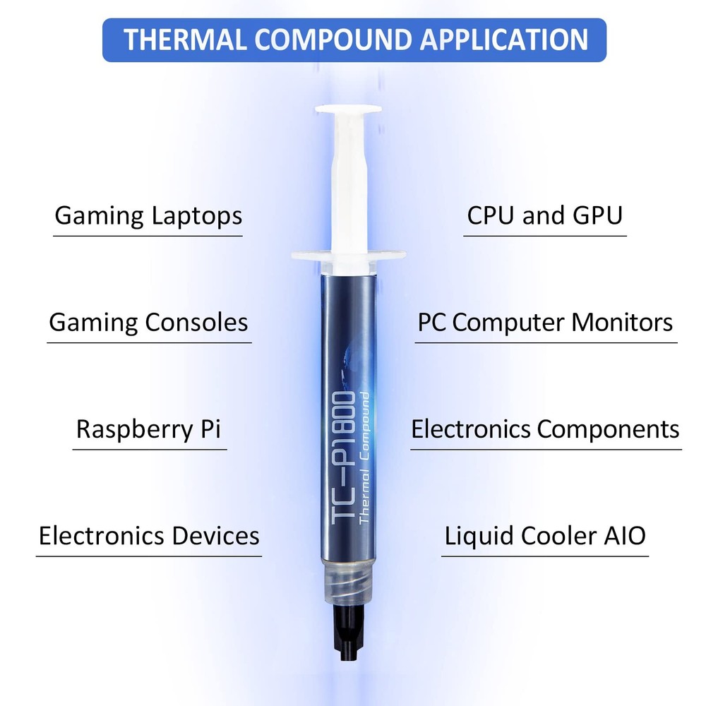 Thermal Compound Paste 18W/m•K 3g High Performance Aquastat Thermal Paste CPU...