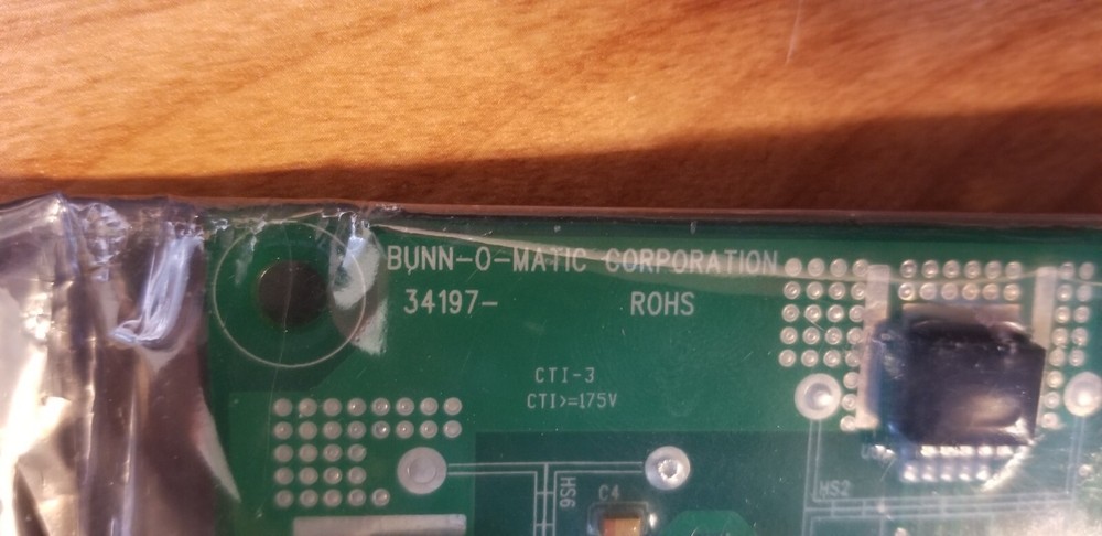 Bunn-O-Matic 34197 Control Circuit Board